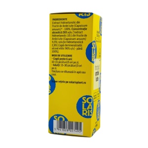 Tinctură Ardei Iute, 50 ml, Solaris - Img 3