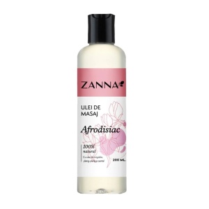 Ulei de masaj Afrodisiac cu Ylang-Ylang si Santal, 200ml, Zanna