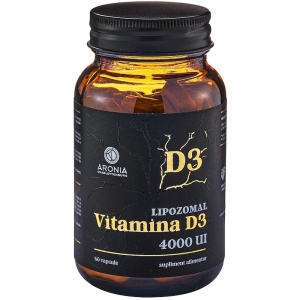 Vitamina D3 Lipozomala, 60 capsule, Aronia Charlottenburg
