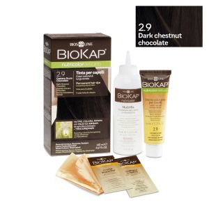 Vopsea permanenta pentru par Nutricolor Delicato, nuanta Dark Chestnut Chocolate 2.9, 140 ml, Biokap