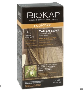 Vopsea permanenta pentru par Nutricolor, nuanta Extra Light Blond 9.0, 140 ml, Biokap
