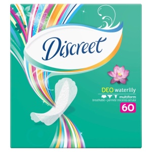 Absorbante zilnice Deo Water Lily, 60 bucati, Discreet