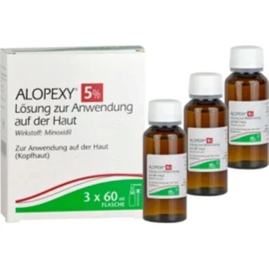 Alopexy solutie cutanata, 50mg/ml, 3x 60ml, Pierre Fabre