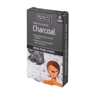 Benzi pentru curatarea porilor de pe nas cu carbune, 6 bucati, Beauty Formulas