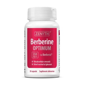 Berberina Optimum cu Berbevis® extract 550 mg, 30 capsule, Zenyth