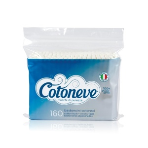Betisoare de urechi Cotoneve, 160 bucati, Sisma