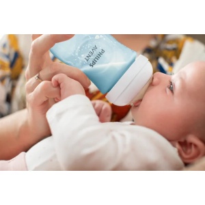 Biberon pentru +1 luna Natural Response Albastru SCY903/21, 260ml, Philips Avent - Img 4