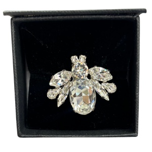 Broșă AC Small Honey Bee, 2,8 cm, Crystal