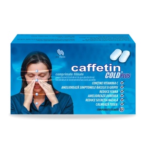 Caffetin Cold Plus, 10 comprimate filmate, Alkaloid - Img 1