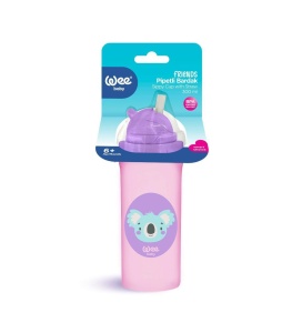 Cana cu pai din polipropilena PP, 6+ luni, cod 395, 240 ml, Wee Baby - Img 4