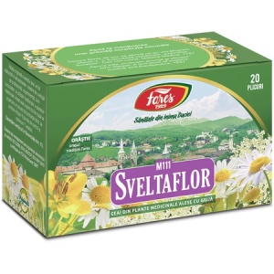Ceai Sveltaflor, 20 plicuri, Fares - Img 1