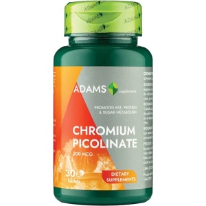 Chromium Picolinate 200mcg, 30 capsule, Adams
