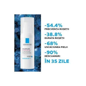 Crema concentrat intensiv pentru ten sensibil cu roseata Toleriane Rosaliac AR, 40 ml, La Roche-Posay - Img 5
