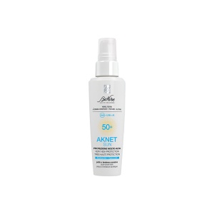 Crema cu protectie solara inalta piele predispusa la acnee AKNET SUN 50+, 50 ml, Bionike