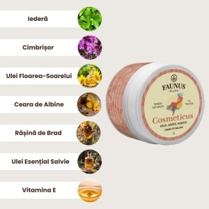 Cremă tip balsam Cosmeticus, 50 ml, Faunus Plant - Img 2