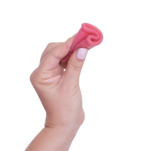 Cupa menstruala reutilizabilă Safe, Mărime M – roz, FemiEko - Img 3