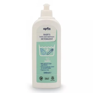 Detergent lichid pentru biberoane și veselă Natural, 50 spălări, 500 ml, Apfia Care