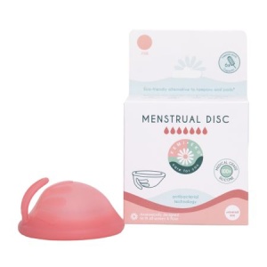 Disc menstrual reutilizabil, marime universala roz, 1 bucată, FemiEko - Img 2
