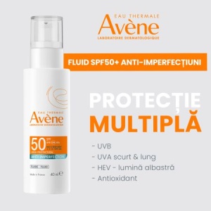 Fluid anti-imperfectiuni cu protectie solara SPF 50, 40 ml, Avene - Img 5
