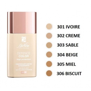 Fond de ten lichid cu protectie inalta SPF30 301 Ivoire, 30 ml, Bionike - Img 2