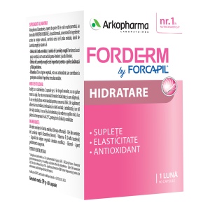 Forcapil Forderm Hidratare, 60 capsule, Arkopharma