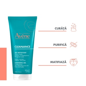 Gel de curatare pentru ten gras cu tendinta acneica Cleanance, 200 ml, Avene - Img 2