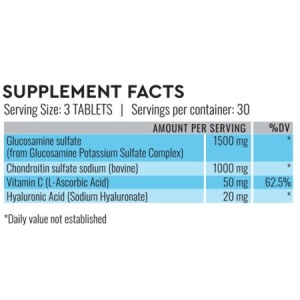 Glucosamine Chondroitin Hyaluronic Acid Good Routine, 90 comprimate, Secom - Img 8