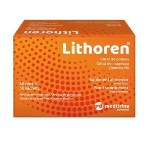 Lithoren, 30 plicuri, Meditrina Pharmaceuticals