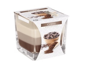 Lumanare Parfumata in Pahar Transparent de Sticla, Cafea, 170 g
