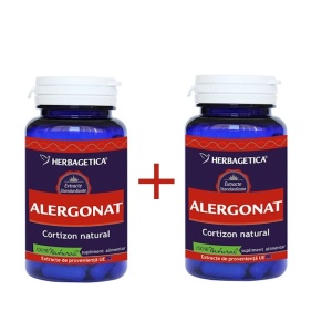 Pachet Alergonat 60 capsule + 60 capsule, Herbagetica