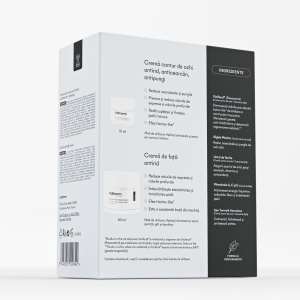 Pachet Cremă Antirid 50 ml + Cremă Antirid și Anti-Cearcăn 15 ml, Ivatherm - Img 2