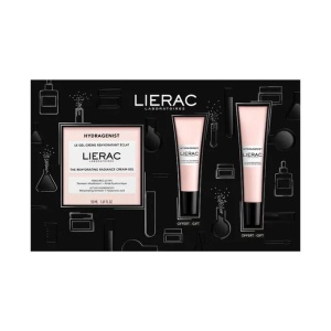 Pachet crema-gel de fata 50 ml + ser de fata 15 ml + crema de ochi 7,5 ml 23 Hydragenist, Lierac