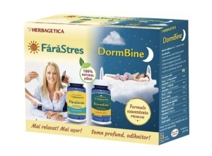 Pachet Fara stres Dorm bine, 30 capsule + 30 capsule, Herbagetica
