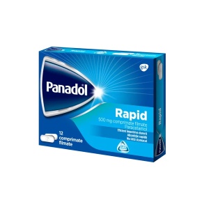 Panadol Rapid 500 mg, 12 comprimate, Haleon