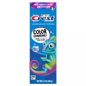 Pastă de dinți pentru copii 3+, cu schimbarea culorii, Bubblegum, 119 g, Crest Kid’s - Img 4