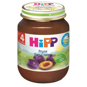 Piure de prune Bio, 125g, Hipp