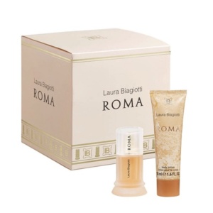 Roma Set Cadou – Apa de toaleta 25 ml + Loțiune de corp 50 ml, Laura Biagiotti