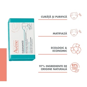 Sapun solid purificator Cleanance, 100g, Avene - Img 4