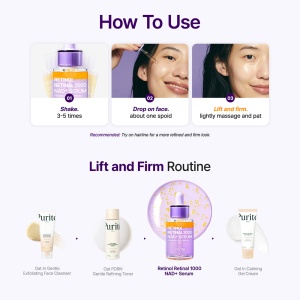 Ser de fata Retinol Retinal 2000 NAD+ Serum, 30 ml, Purito - Img 5