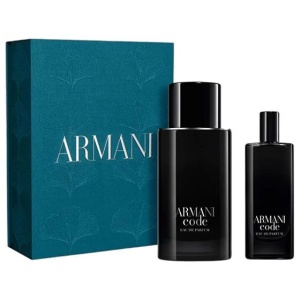 Set Code Homme Apa de parfum 75 ml + Apa de parfum 15 ml, Armani - Img 1