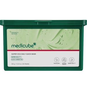 Set de masti de fata cu Centella Asiatica Super Cica Daily Quick Mask, 30 bucati, Medicube