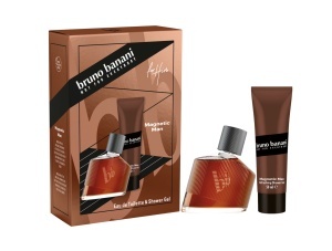 Set Magnetic Man: Apa de toaleta 30 ml + Gel de Dus 50 ml, Bruno Banani