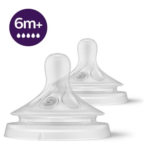 Set tentine cu debit rapid pentru +6 luni Natural Response SCY965/02, 2 bucati, Philips Avent - Img 2