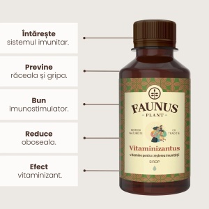 Sirop Vitaminizantus, 200 ml, Faunus Plant - Img 4