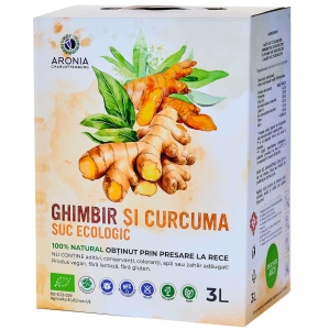 Suc de ghimbir si curcuma ECO, 3 L, Aronia Charlottenburg