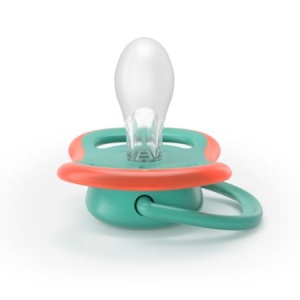 Suzeta Ultra Air Pacifier Philips Avent, Albastru/Verde, 6-18 luni, SCF087/10, 2 bucati, Philips - Img 3