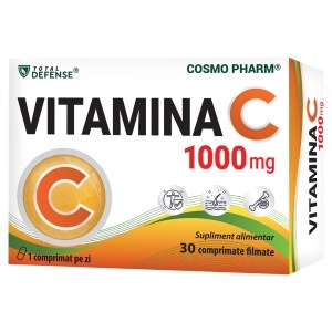 Vitamina C 1000 mg, 30 comprimate, Cosmopharm