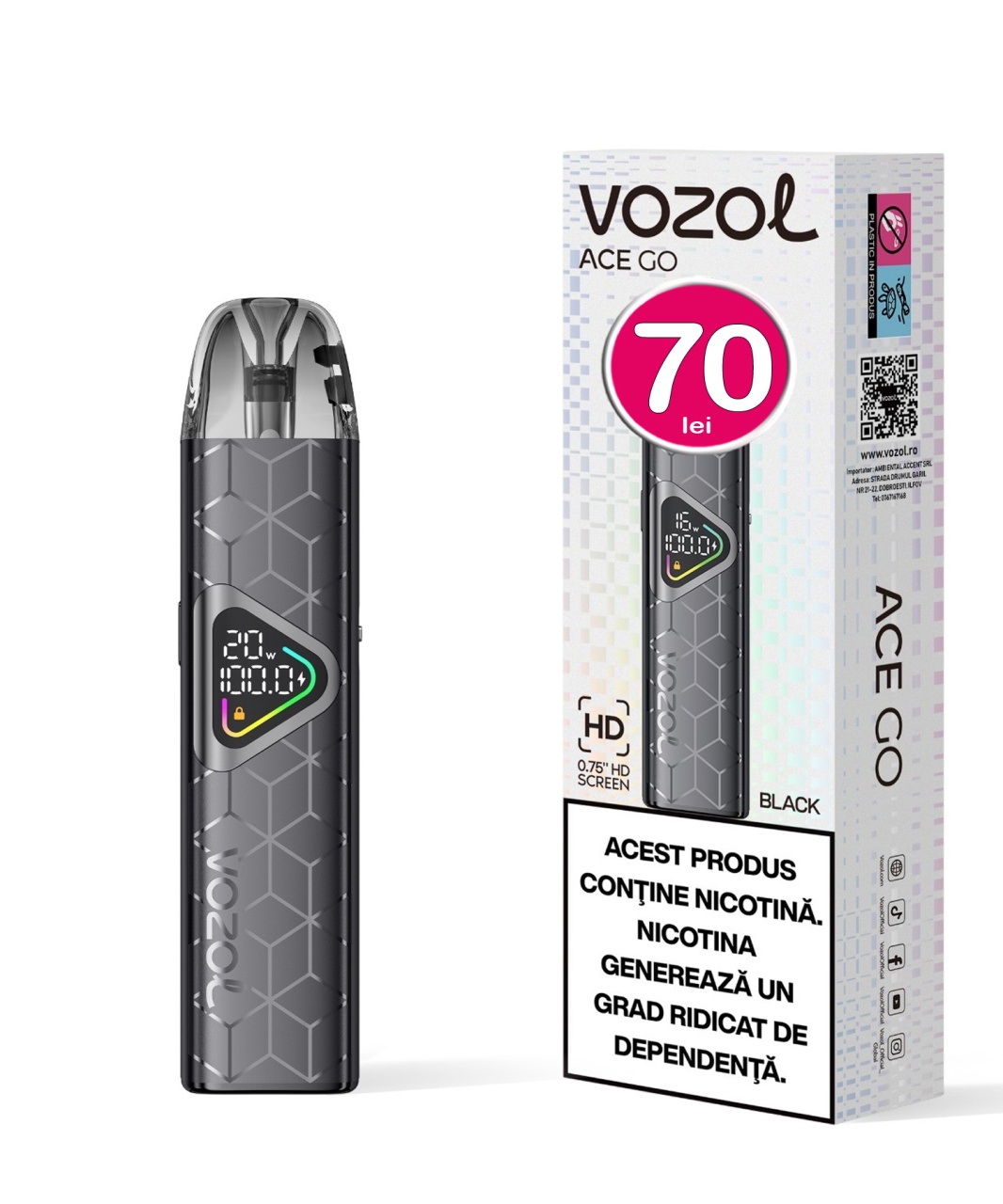 vuse go zero ricaricabile Vozol Pods kaufen main image 1