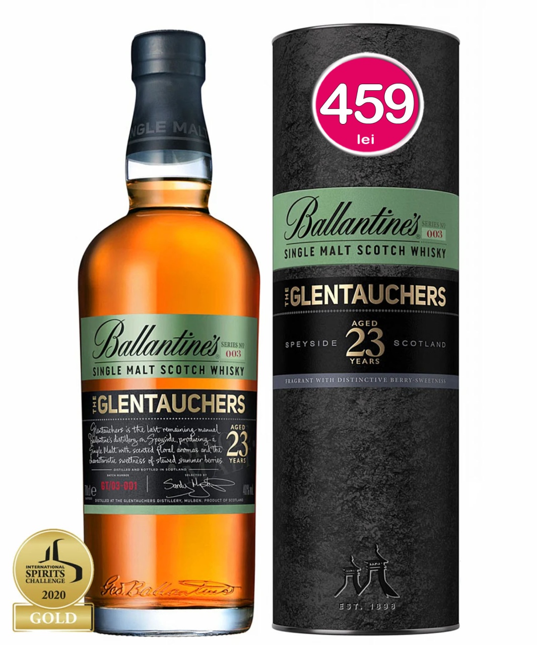 Glentauchers 23 YO Ballantine's Series No. 003 — Whisky Saga