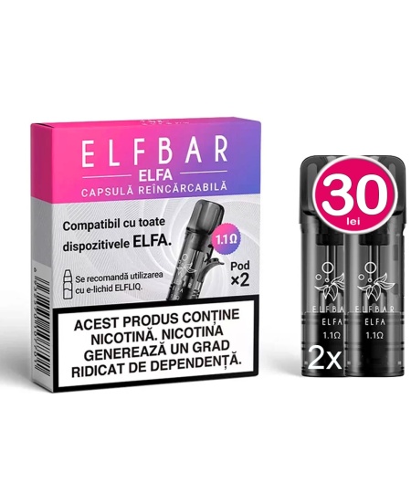 Cartus Elf Bar ELFA Pro Reincarcabil 2ml 1.1ohm (2buc)